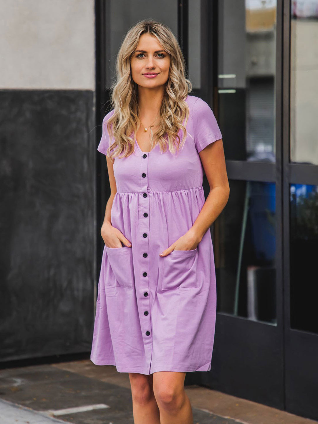 Melissa Dress - Purple