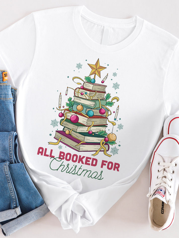 All booked for Christmas Graphic Tee