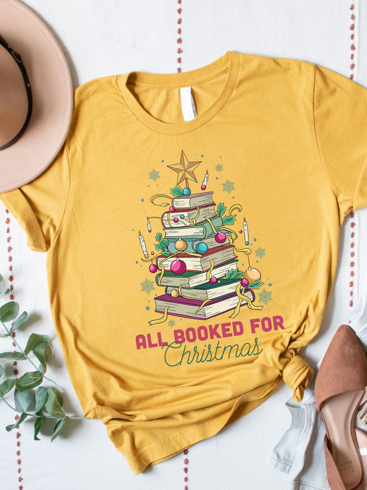 All booked for Christmas Graphic Tee