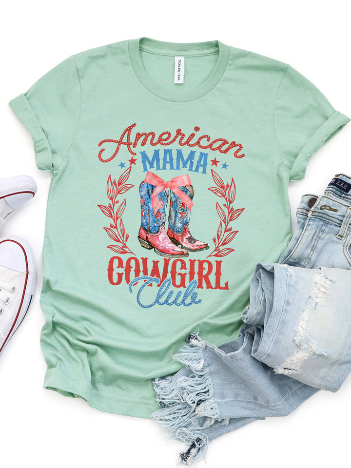 American Mama Cowgirl Club - Graphic Tee