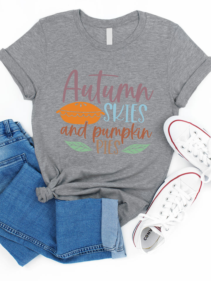 Autumn Skies & Pumpkin Pies Graphic Tee