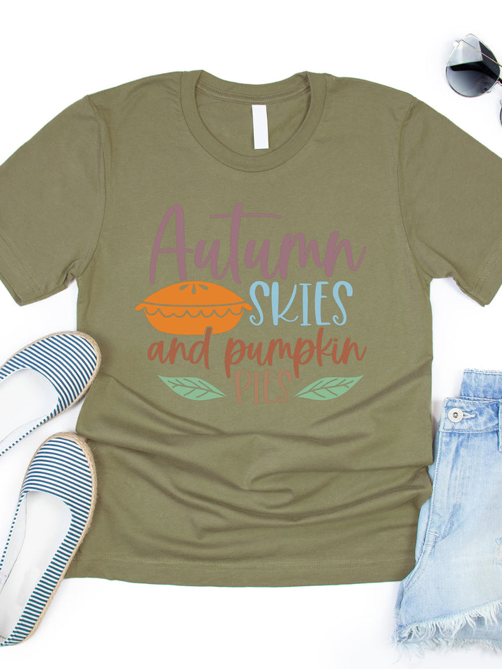 Autumn Skies & Pumpkin Pies Graphic Tee