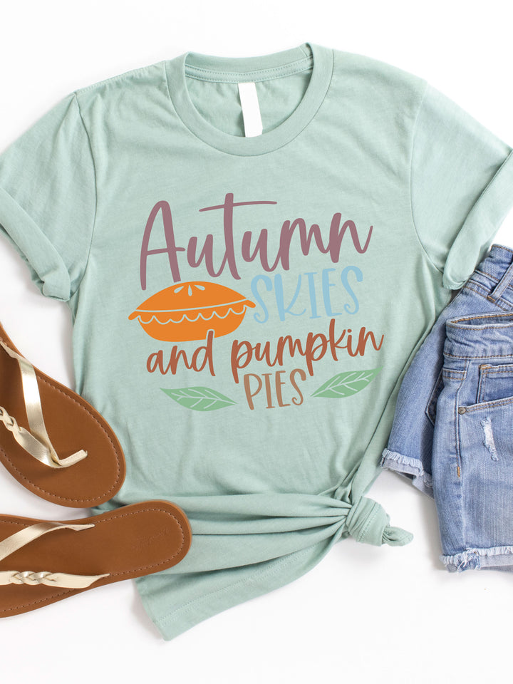 Autumn Skies & Pumpkin Pies Graphic Tee