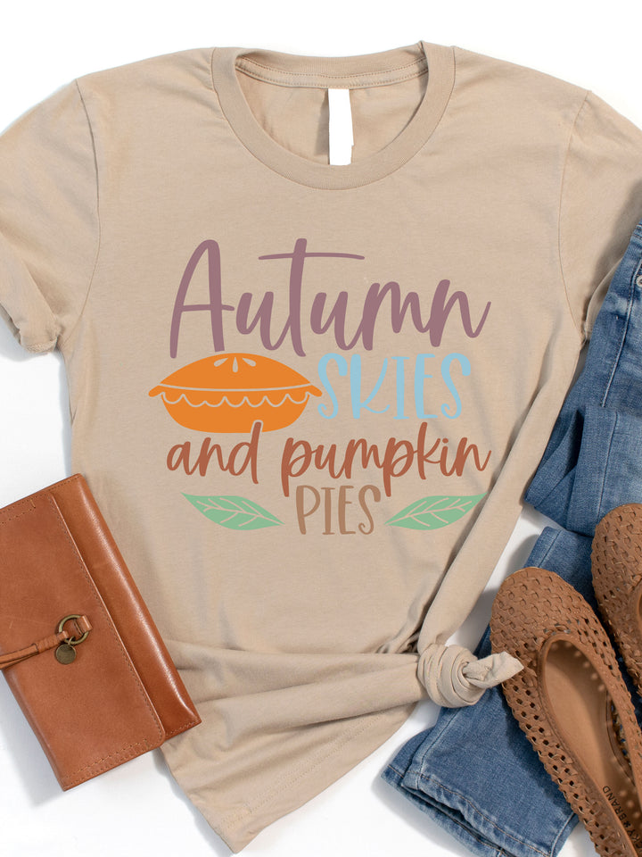 Autumn Skies & Pumpkin Pies Graphic Tee