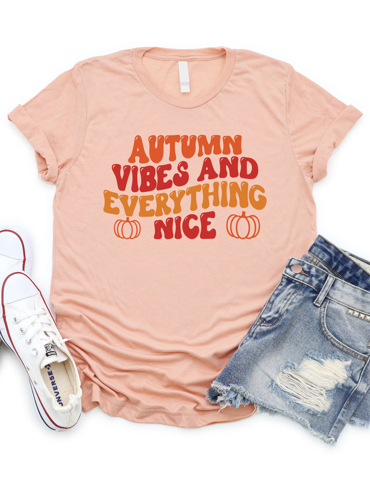 Autumn Vibes and Everything Nice Graphic Tee