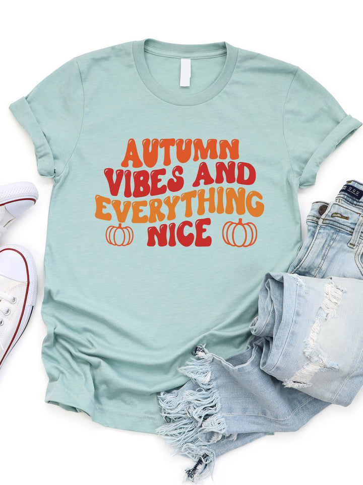 Autumn Vibes and Everything Nice Graphic Tee