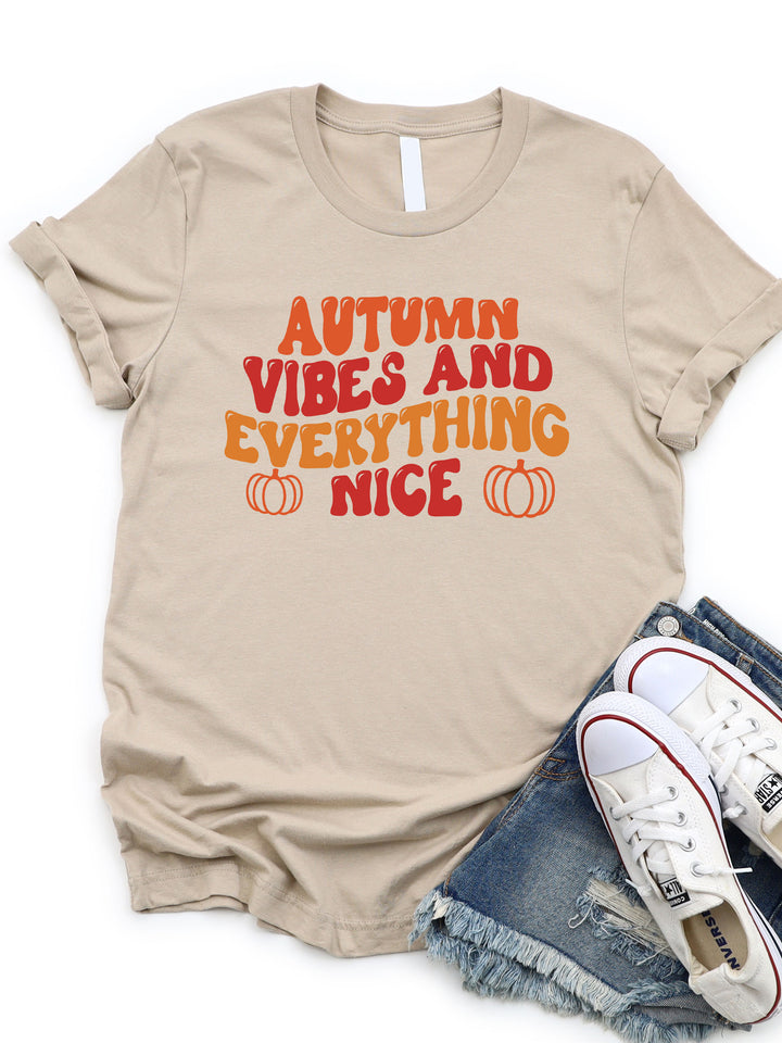 Autumn Vibes and Everything Nice Graphic Tee