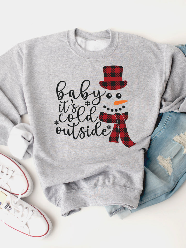 Baby It's Cold Outside - Christmas Graphic Sweatshirt