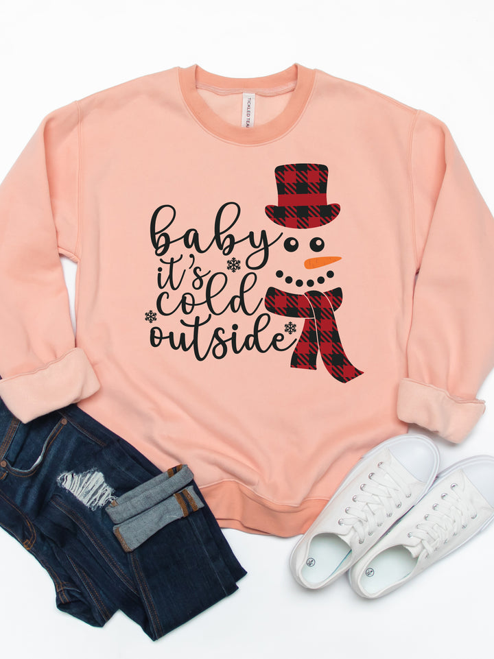 Baby It's Cold Outside - Christmas Graphic Sweatshirt