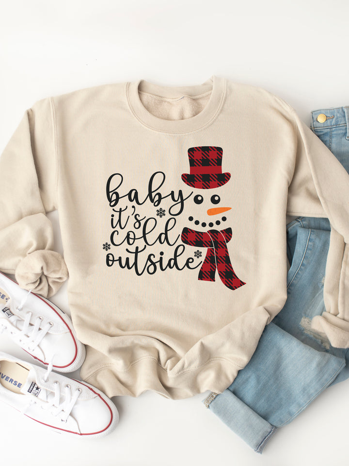 Baby It's Cold Outside - Christmas Graphic Sweatshirt