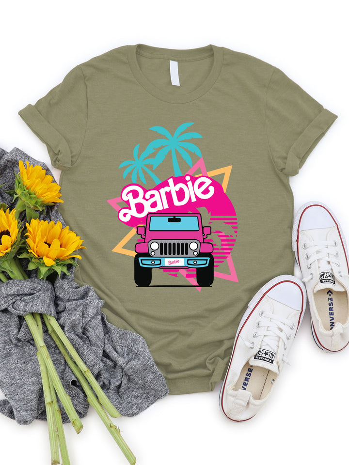 Barbie Jeep Graphic Tee