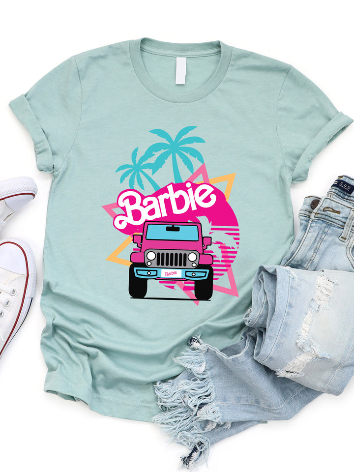 Barbie Jeep Graphic Tee