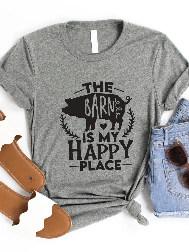 The Barn Is My Happy Place Graphic Tee