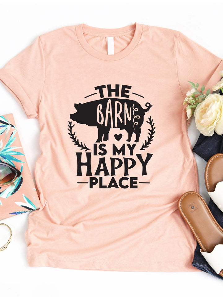 The Barn Is My Happy Place Graphic Tee