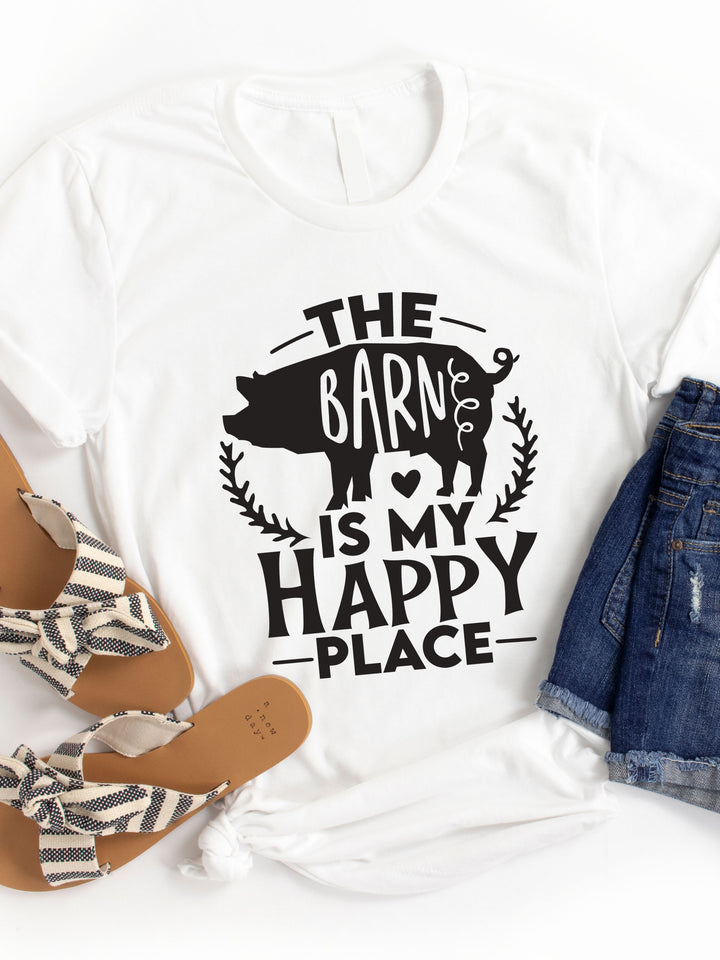 The Barn Is My Happy Place Graphic Tee