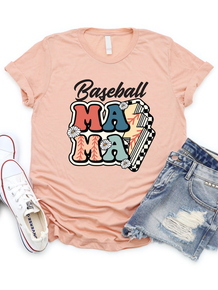 Baseball Mama Graphic Tee