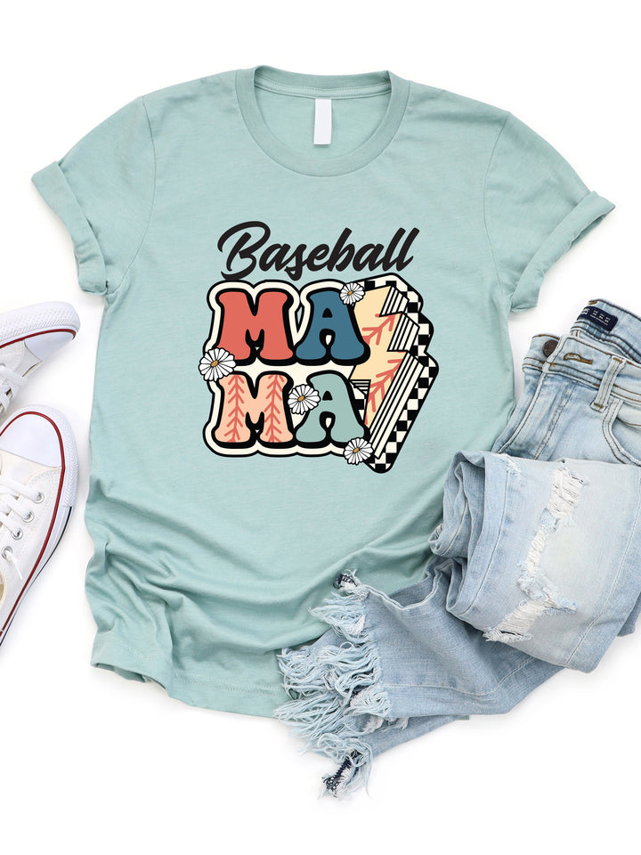 Baseball Mama Graphic Tee