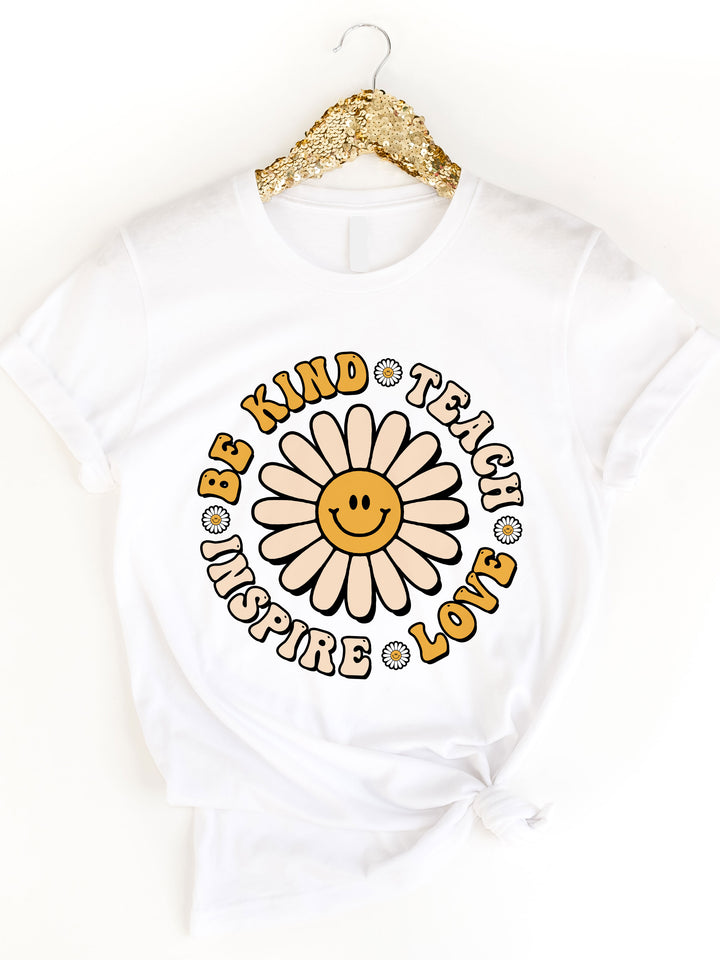 Be Kind, Teach, Inspire, Love Graphic Tee