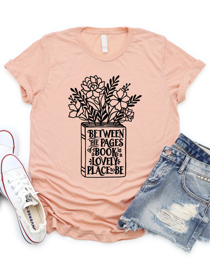 Between The Pages Of The Book Graphic Tee