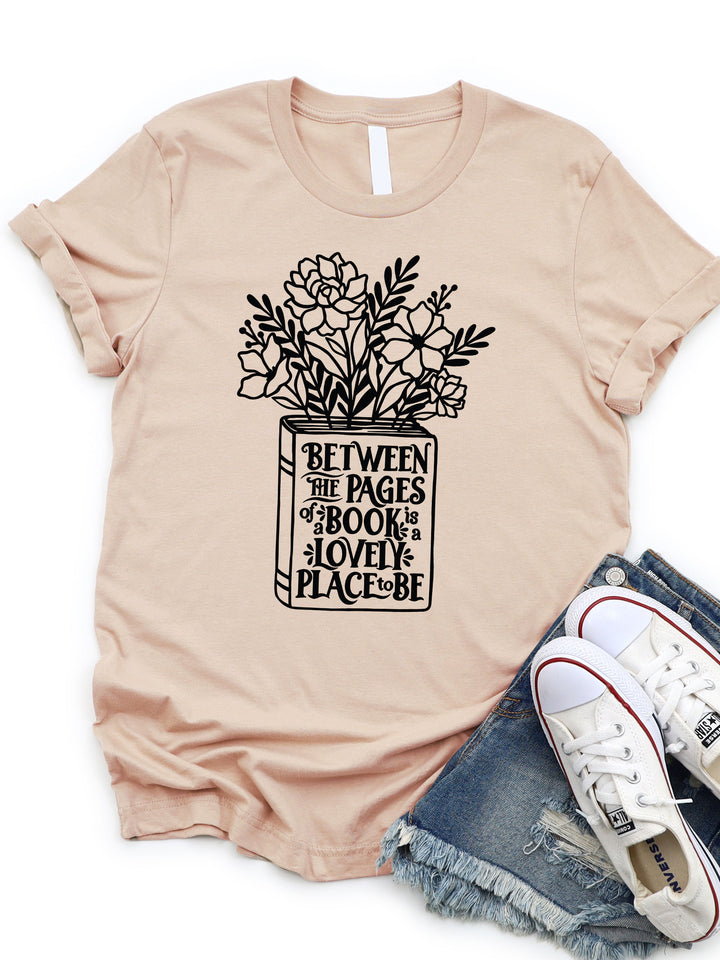Between The Pages Of The Book Graphic Tee