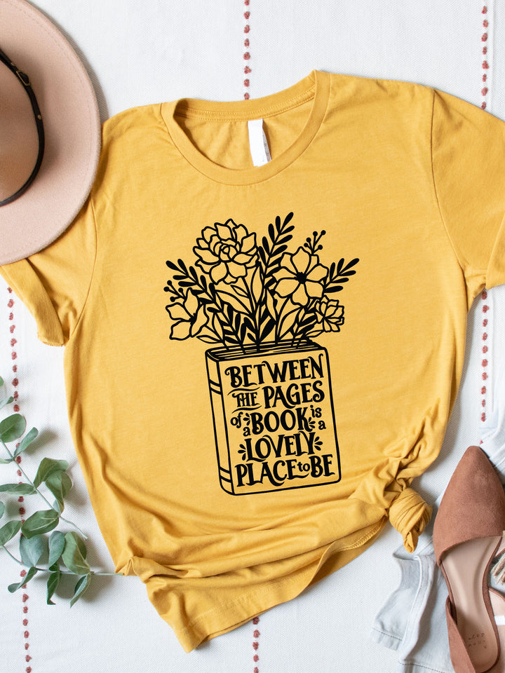 Between The Pages Of The Book Graphic Tee