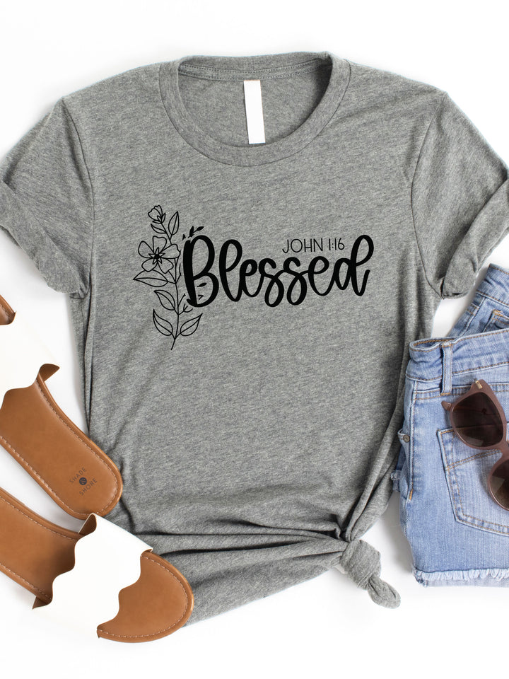 Blessed John 1:16 Graphic Tee
