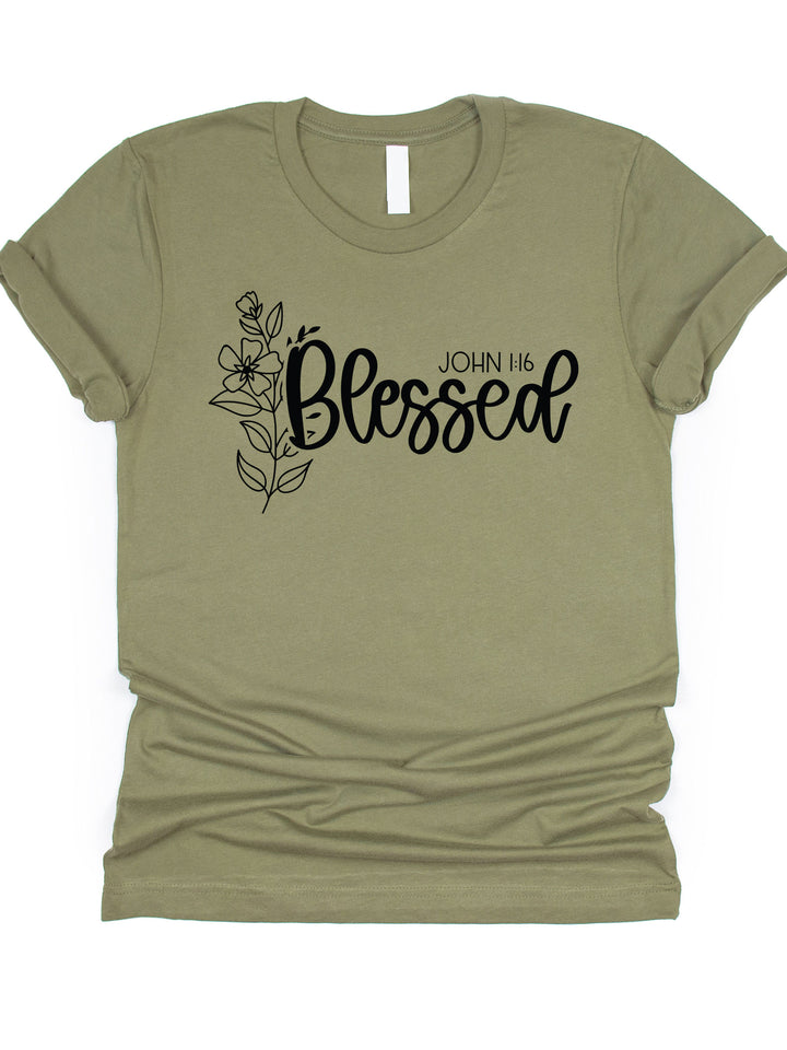 Blessed John 1:16 Graphic Tee