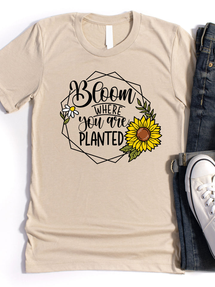 Bloom Where You Are Planted Graphic Tee