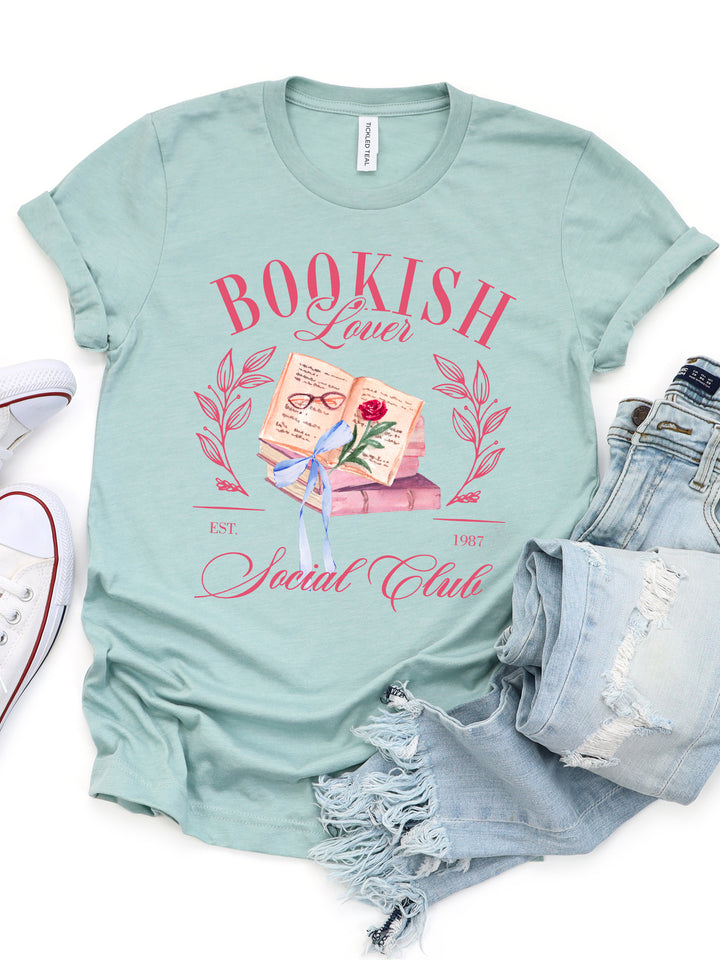 Bookish Lover Social Club Graphic Tee