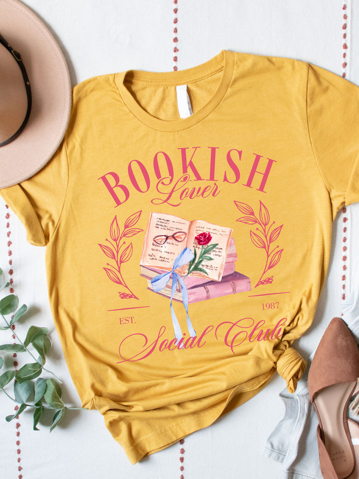 Bookish Lover Social Club Graphic Tee