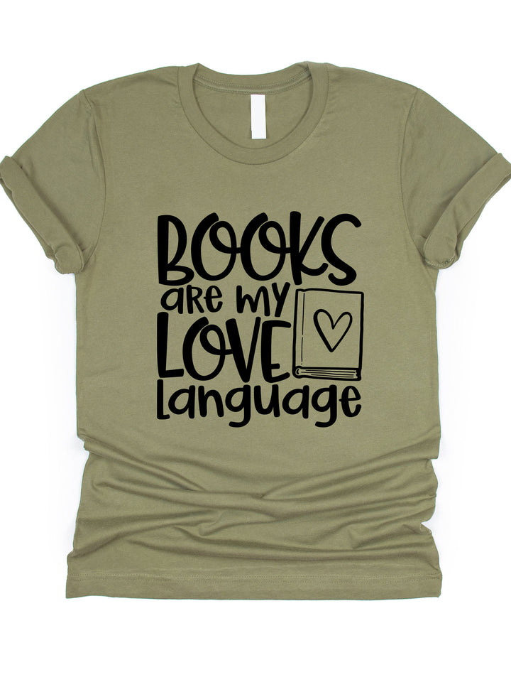Books are my Love Language Graphic Tee