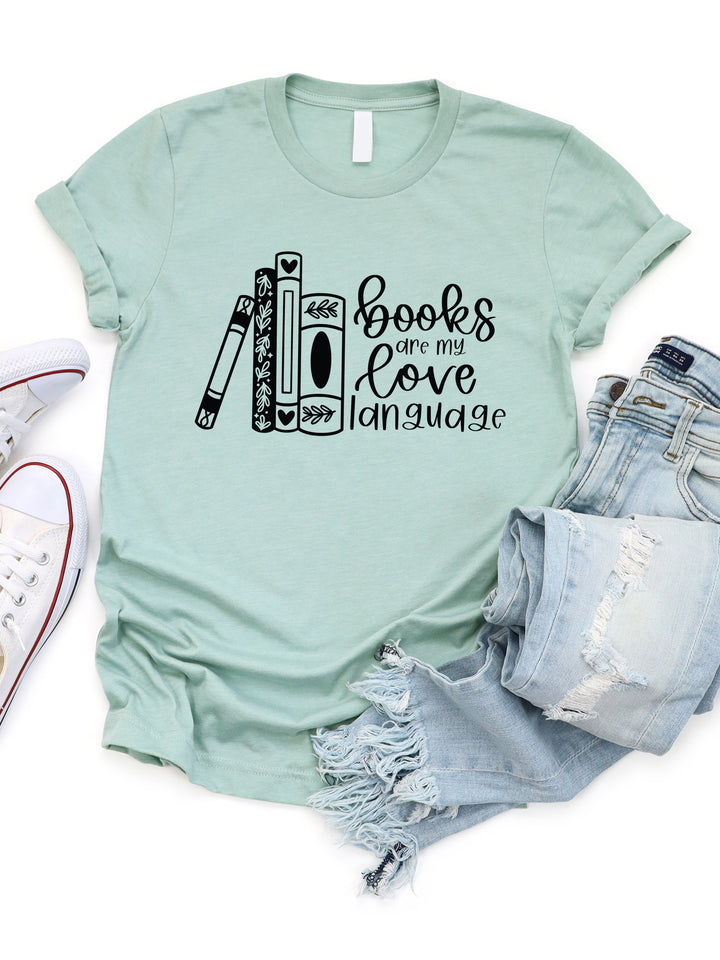 Books are my Love Language Graphic Tee