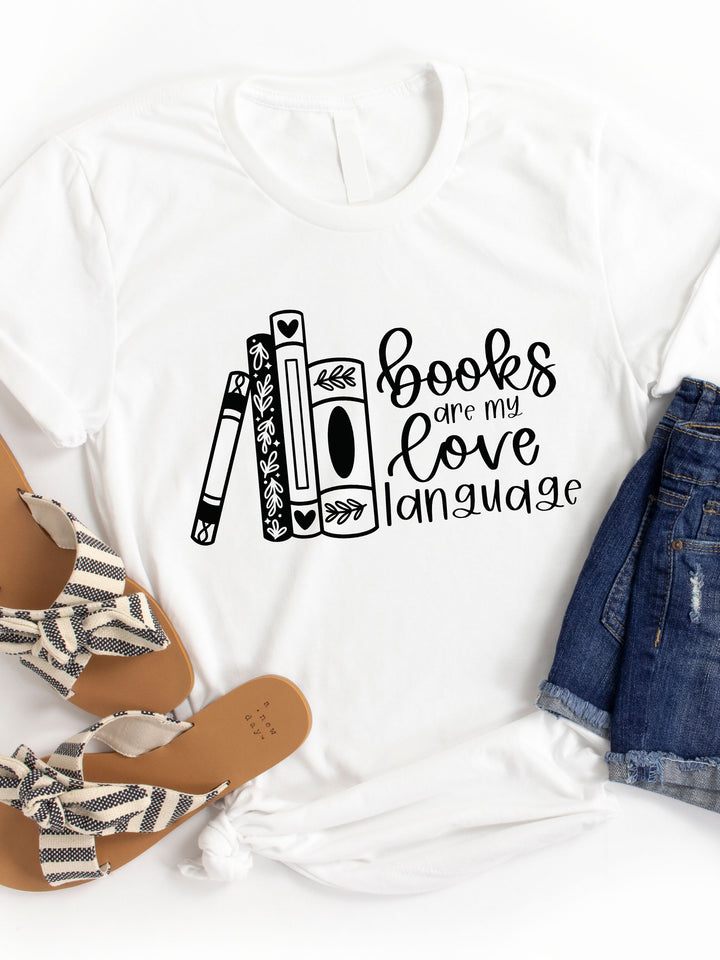 Books are my Love Language Graphic Tee