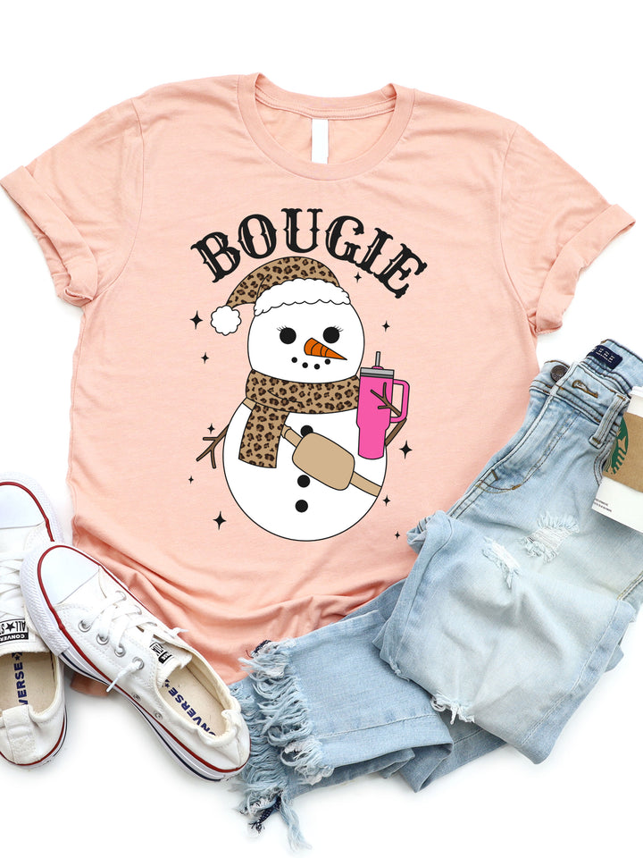 Bougie Snowman Graphic Tee