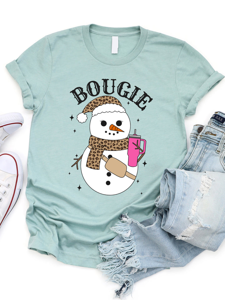 Bougie Snowman Graphic Tee