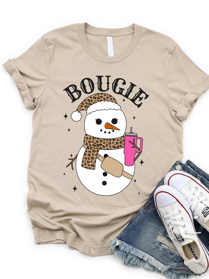 Bougie Snowman Graphic Tee