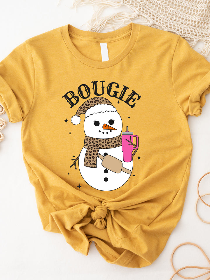 Bougie Snowman Graphic Tee