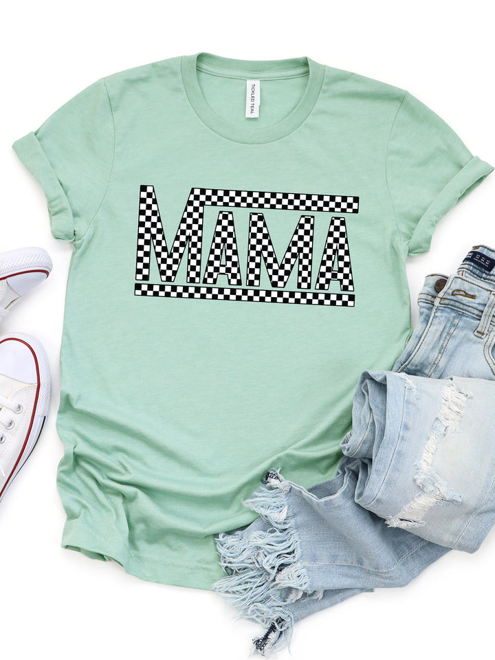 MAMA Checkered - Graphic Tee