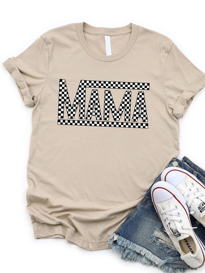 MAMA Checkered - Graphic Tee
