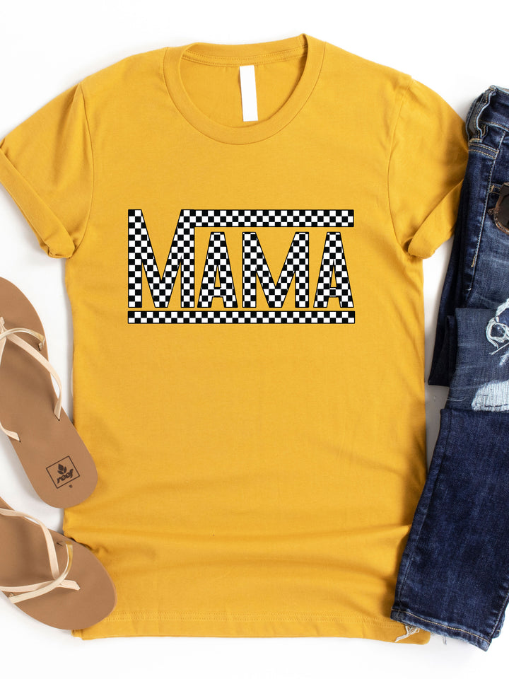 MAMA Checkered - Graphic Tee
