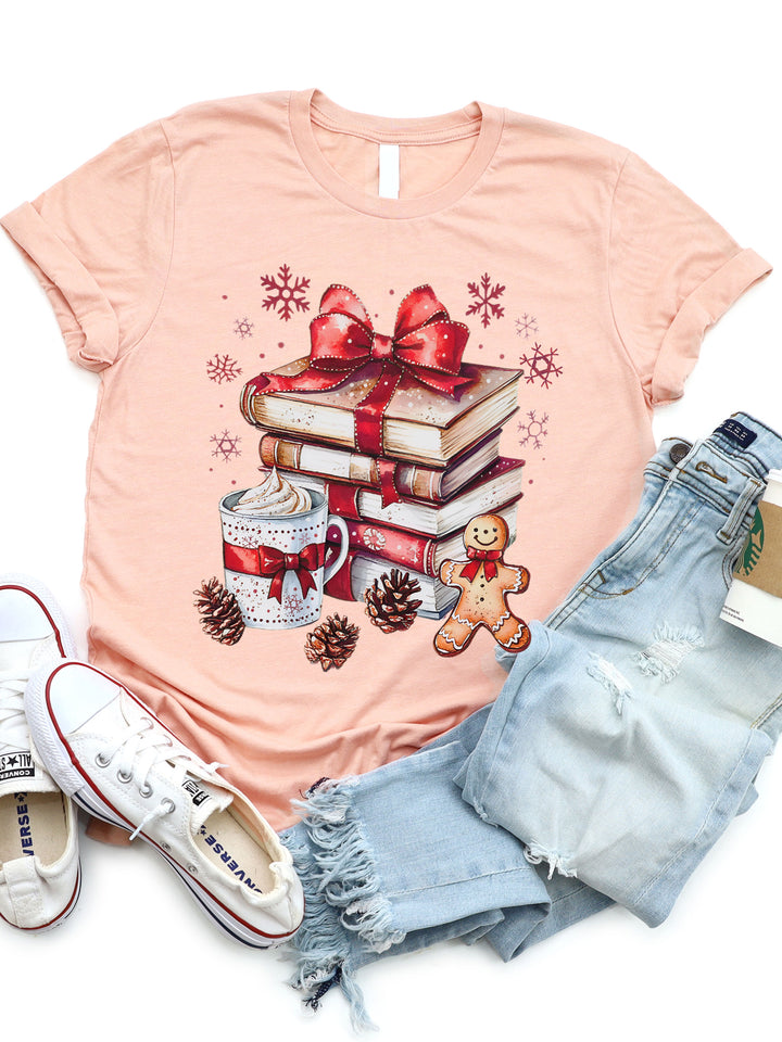 Christmas Books Graphic Tee