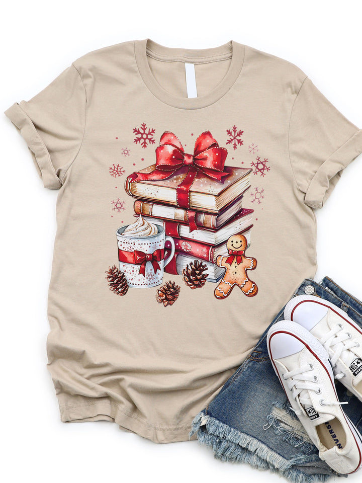 Christmas Books Graphic Tee