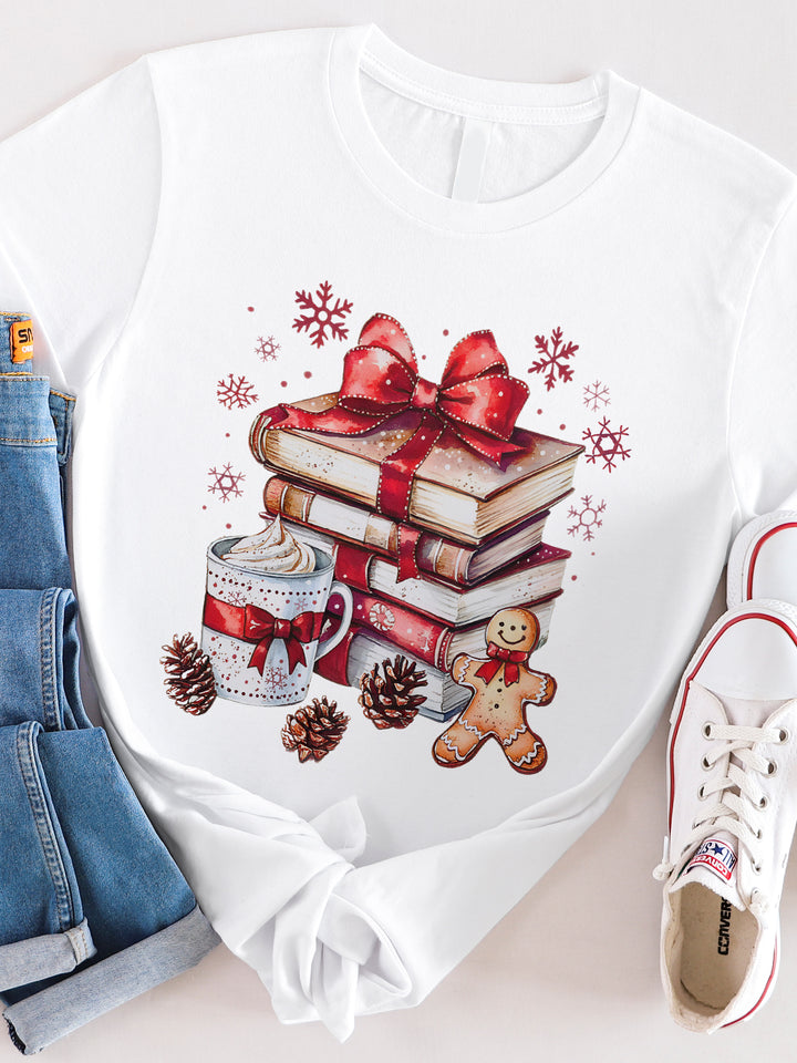 Christmas Books Graphic Tee