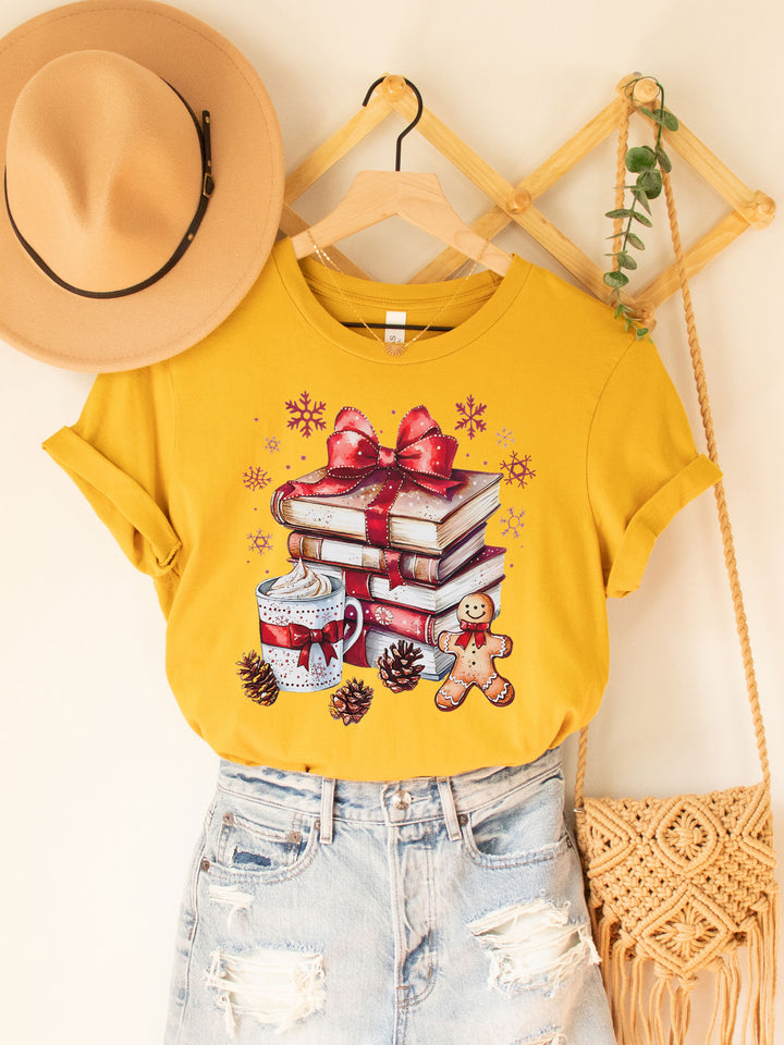 Christmas Books Graphic Tee