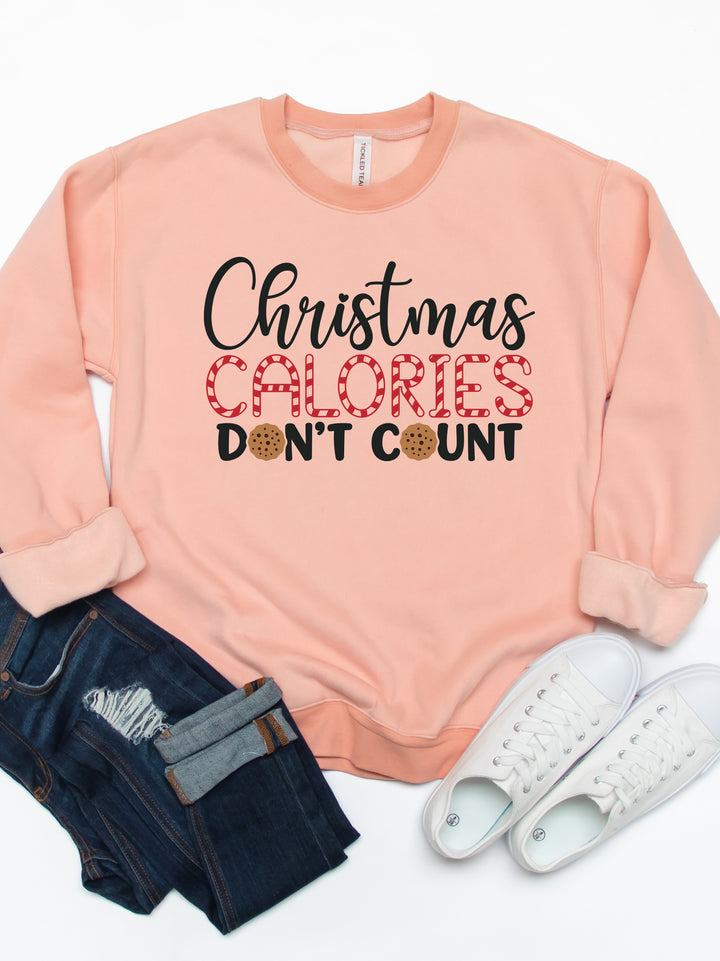 Christmas Calories Don't Count - Graphic Sweatshirt