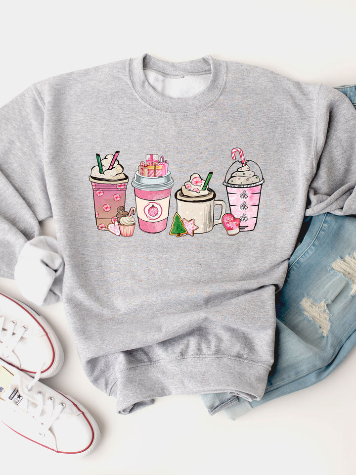 Christmas Coffee - Christmas Graphic Sweatshirt