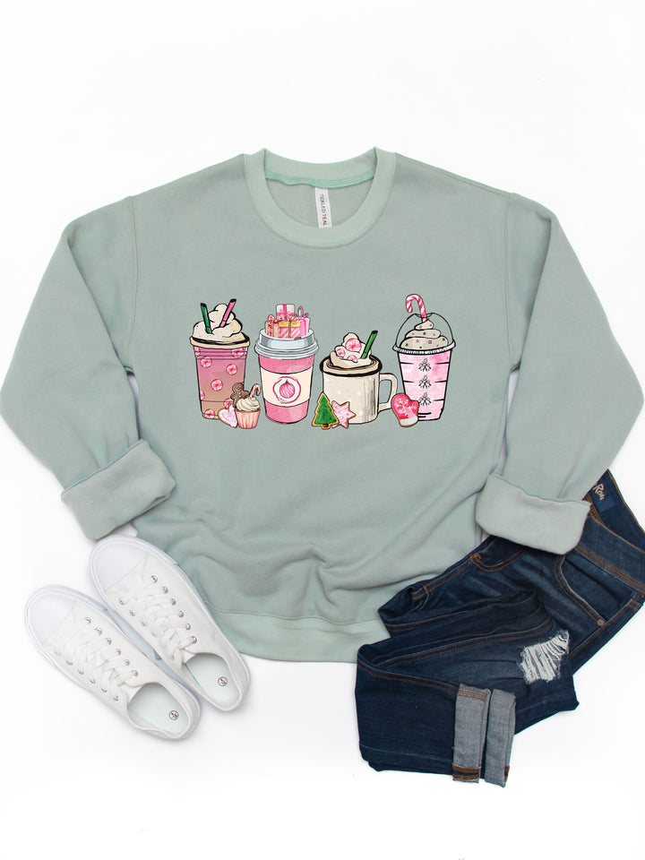 Christmas Coffee - Christmas Graphic Sweatshirt