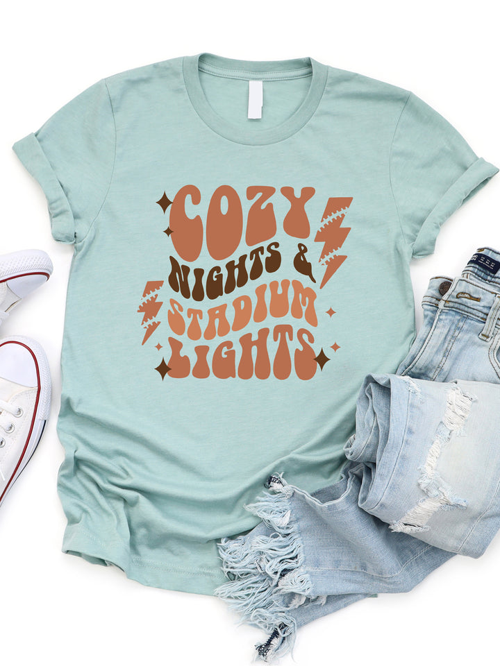 Cozy Nights & Stadium Lights Graphic Tee