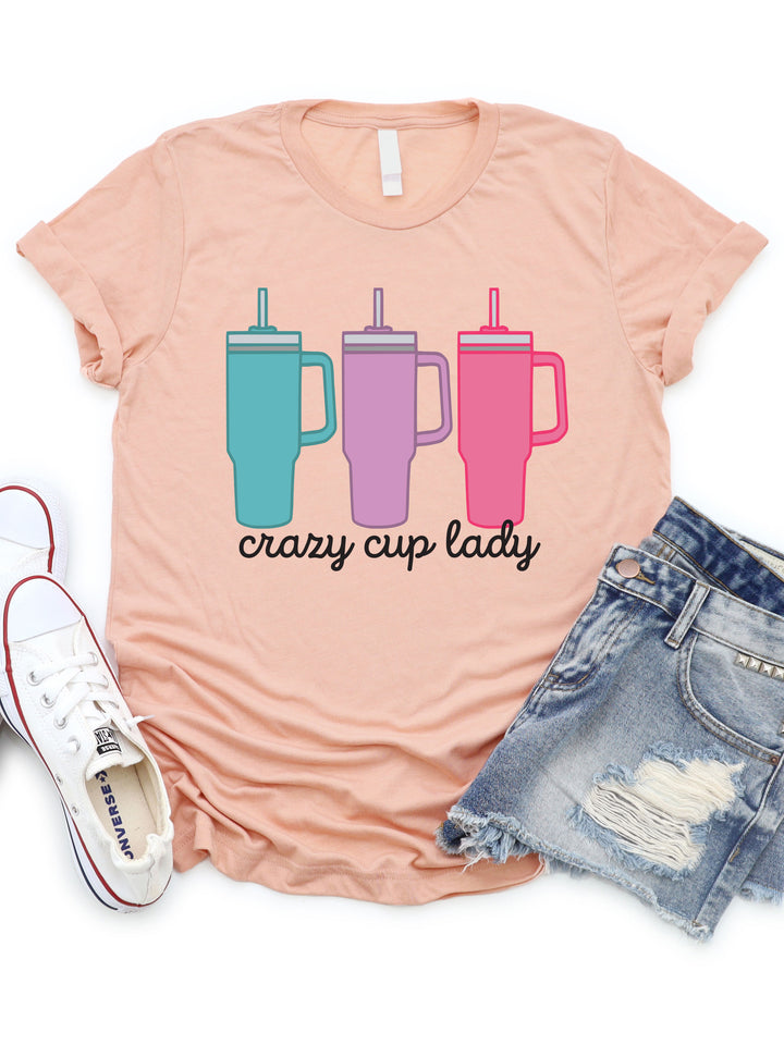 Crazy Cup Lady Stanley Graphic Tee