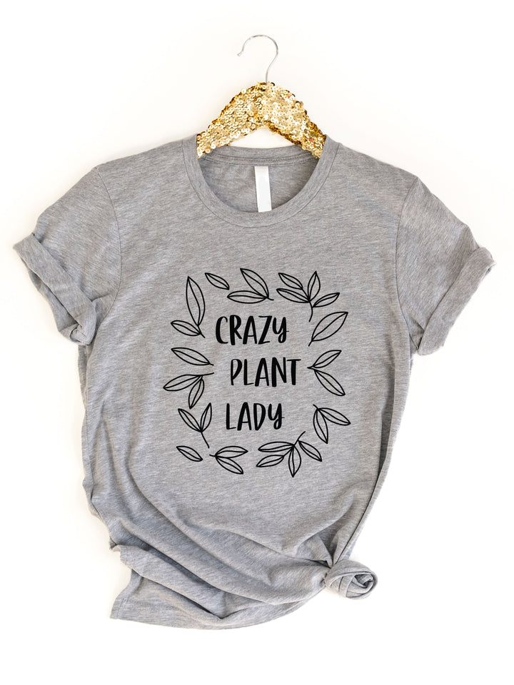 Crazy Plant Lady Wreath Graphic Tee